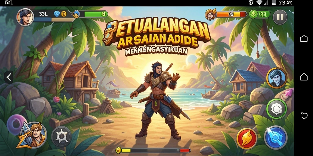 Screenshot 33L menunjukkan gameplay seru dan penuh tantangan.