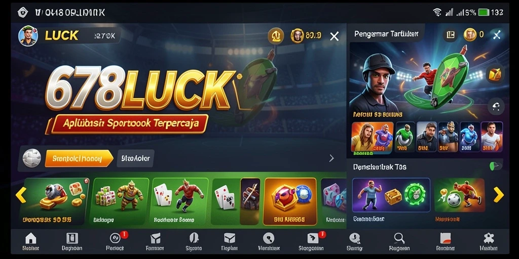 Screenshot dari gameplay Sportsbook yang seru dan interaktif.