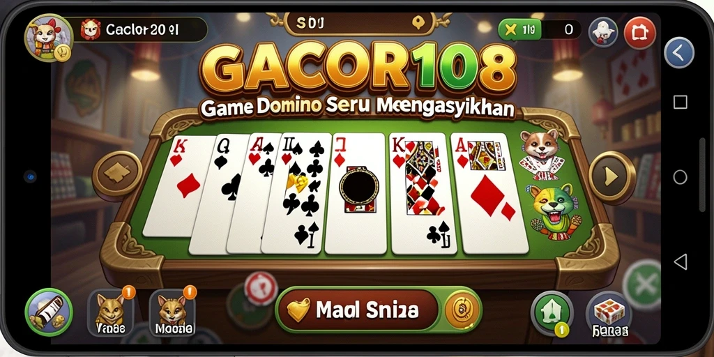 Tampilan gameplay seru di GACOR108 dengan grafis menarik.