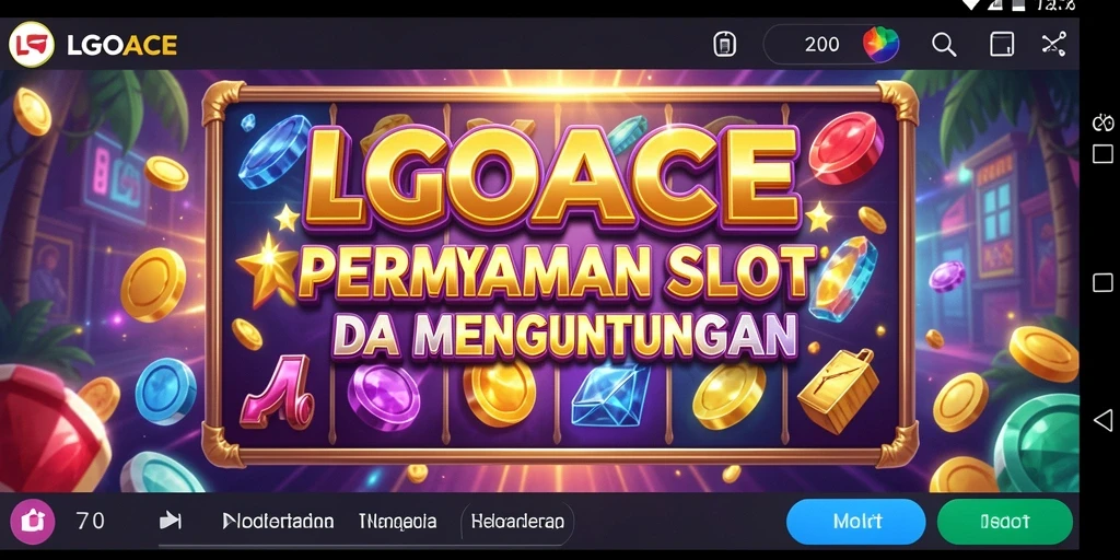 Screenshot gameplay LGOACE menampilkan aksi seru permainan Slot.