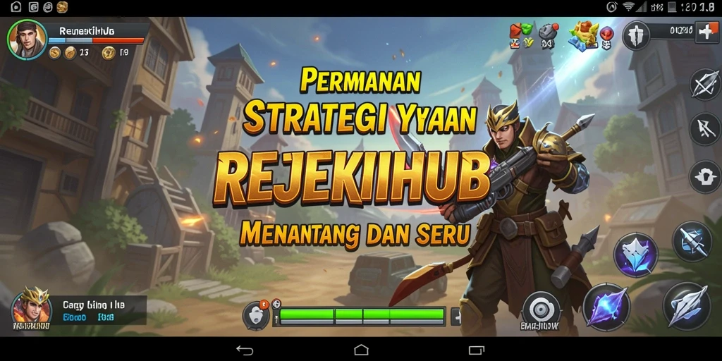 Gameplay menegangkan dan strategi mendalam dalam REJEKIHUB.