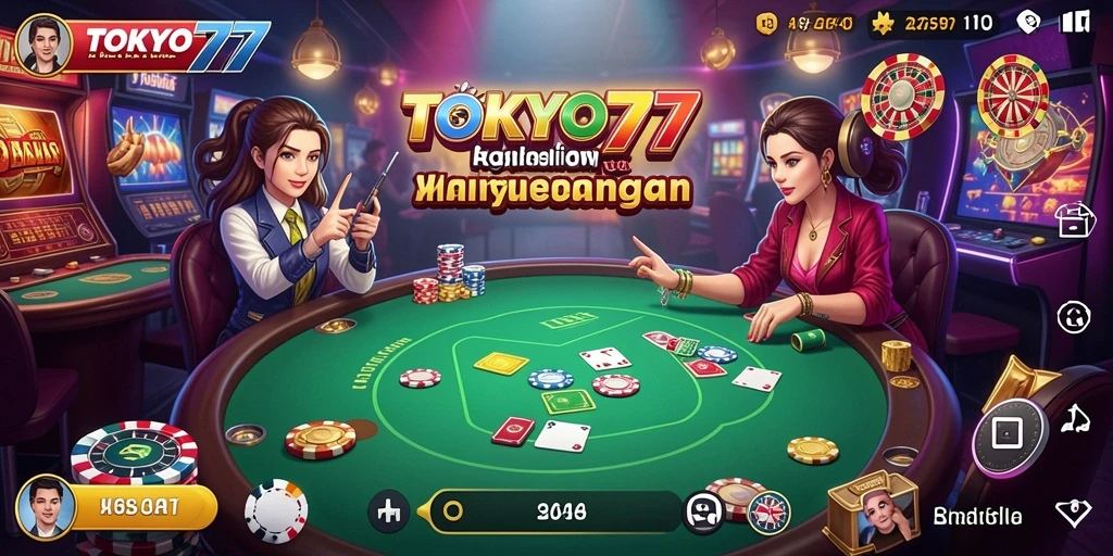 Gameplay seru di TOKYO77 dengan grafis kasino yang menawan.