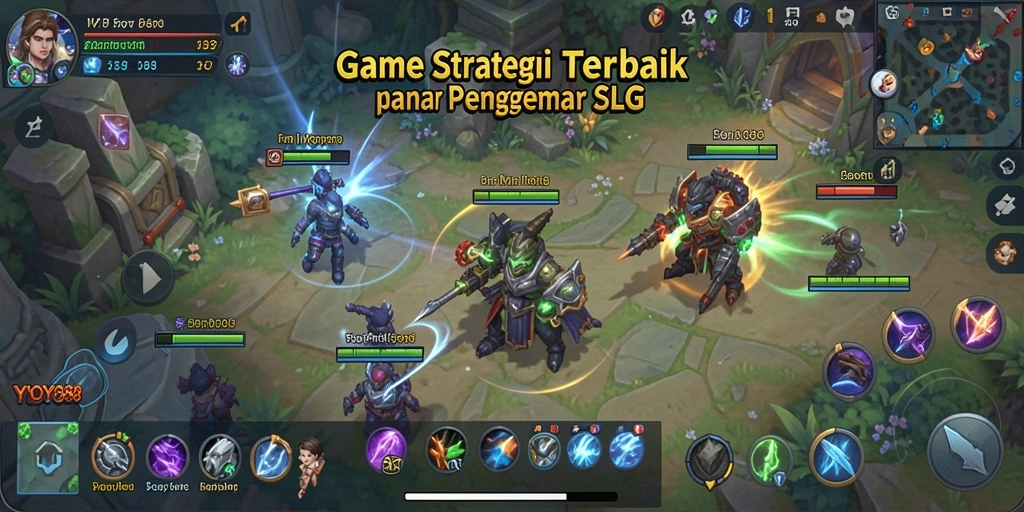 Tampilan gameplay menarik dari game SLG YOYO88.